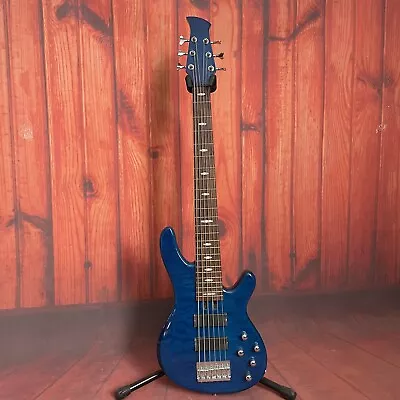 HH Pickup Electric Bass Basswood Body Maple Neck Rosewood Fretboard 6 String • $285