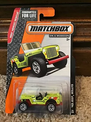 MATCHBOX '43 Jeep Willys MBX Heroic Rescue 94 OF 120 MOC • $5.99