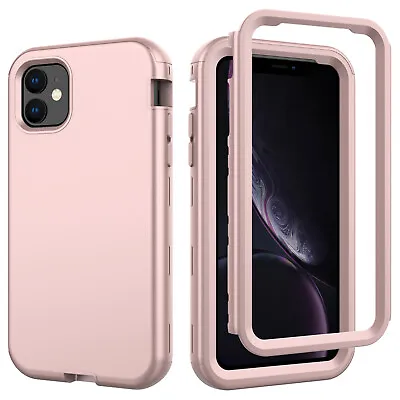 $9.98 • Buy For IPhone 13 11 12 14 Pro Max Plus SE 8 7 Case Shockproof Heavy Duty Hard Cover