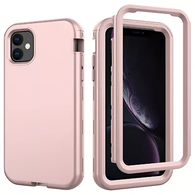 $10.99 • Buy For IPhone 13 11 12 14 Pro Max Plus SE 8 7 Case Shockproof Heavy Duty Hard Cover