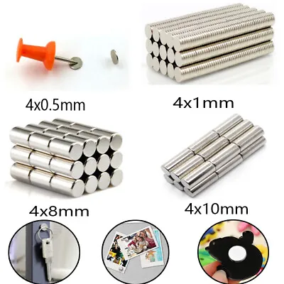 25/50/100 Pcs Super Strong  Cylinder Neodymium Mini Fridge Magnets Rare Earth Ne • $2.23