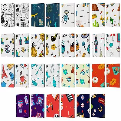 OFFICIAL HAROULITA PLAYFUL GRAPHICS LEATHER BOOK WALLET CASE FOR APPLE IPAD • £24.95