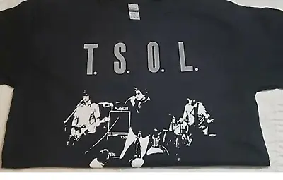 TSOL Band Band Logo Punk Rock Hardcore Music Small-5XL US Seller • $15.99