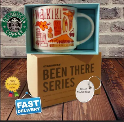 $25.50 • Buy ☕️14oz Mug WAIKIKI Hawaii - Been There Series 2018 Coffee -Tea Cup NEW Starbucks