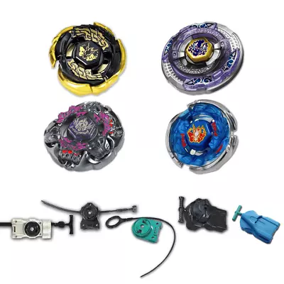 Beyblade Combo 4 Packs W/ Free Launcher Metal Fusion Metal Masters Metal Fury • $22.95