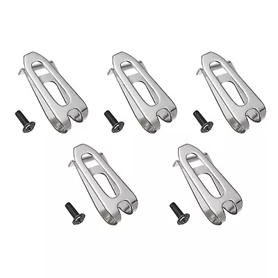 Stainless Steel Belt Clip Hook W/ Screws Cordless Tool For Makita BTD141 BTD141Z • $13.12