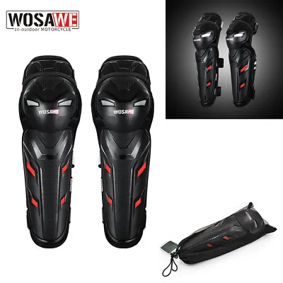 WOSAWE Motorcycle Motorbike Knee Protection Pads Leg Armor Protection Motocross • $46.39