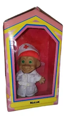 Vintage 1998  TROLLKINS  NURSE Red Hair New In Box  Trolls Troll  • $42.38