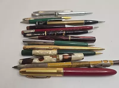 Lot Of 12 Vintage Advertising Mechanical - 1 Brush - 1 Pen • $1.25