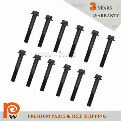 New 12X EXHAUST MANIFOLD BOLT Bolts Stud For DODGE 5.9  Never Slack • $26.99