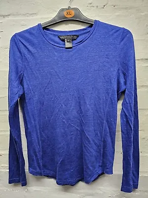 Marc By Marc Jacobs Top Size Small 19 P2p Blue Stretchy Long-Sleeve  • £14.99