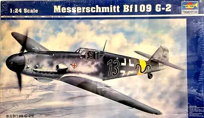 Brand New In Opened Box Trumpeter Messerschmitt Bf 109 G-2: 1/24 Scale Model Kit • $85