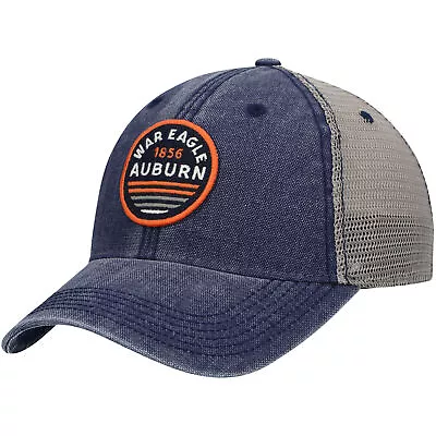 Men's Navy Auburn Tigers Sunset Dashboard Trucker Snapback Hat • $20.99