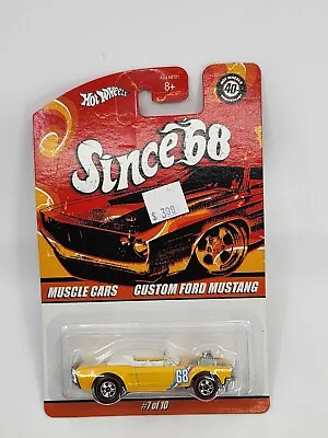 Custom Ford Mustang 💥 Hot Wheels 40th Anniversary Since '68 Muscle Cars #7/10 • $7.99