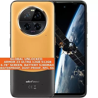 ULEFONE ARMOR 23 ULTRA RUGGED 5G 12gb 512gb Waterproof 6.78  Face Id NFC Android • $995.42