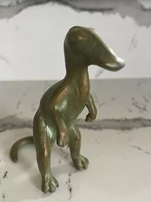 $30 • Buy SRG Brass/Bronze Trachodon Dinosaur 