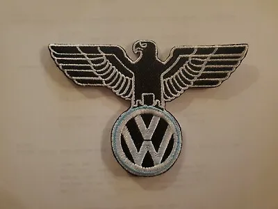 VW Volkswagen Logo Patch Eagle Embroidered __ • $40.83