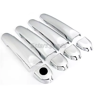 Accessories Chrome Door Handle Covers Trims For 2012-2019 Nissan Versa Sedan • $12