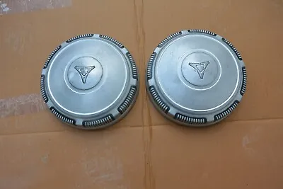 69-71 Plymouth Dodge Mopar Dog Dish Hub Caps Steel Pair • $120