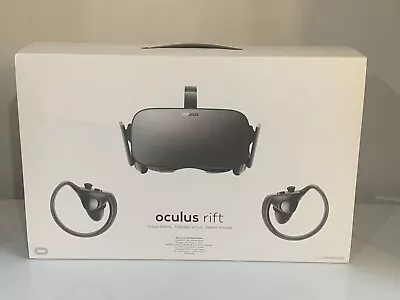 Oculus Rift VR Virtual Reality Headset CV1 Complete In Original Box Tested Works • $119.99