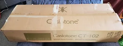 Vintage Casiotone CT-102 Electronic Musical Instrument Keyboard With Extras • $82.95