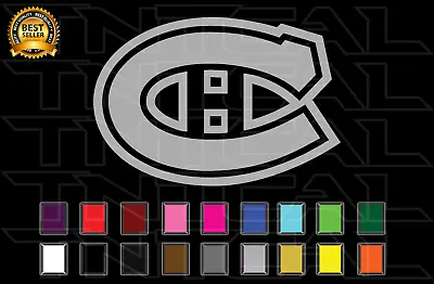 Montreal Canadiens Decal Sticker Hockey Team Logo NHL Vinyl Car Window Wall • $19.49