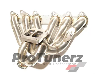 Toyota 2JZGTE Turbo Manifold T4 Divided Stainless SC300 Supra Aristo THICK • $680