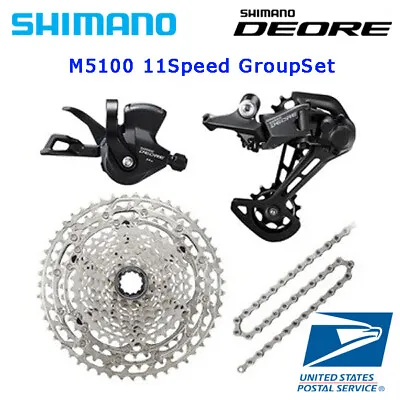 Shimano DEORE 11 Speed M5100 4pcs Drivetrain Groupset 42T 51T • $129.99