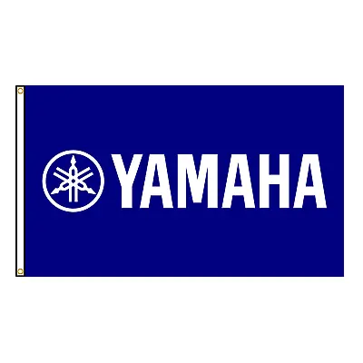 Yamaha Racing Flag Polyester 90x150cm Or 60x90cm/3x5ft Or 2x3ft Or 2x8ft • $13.90