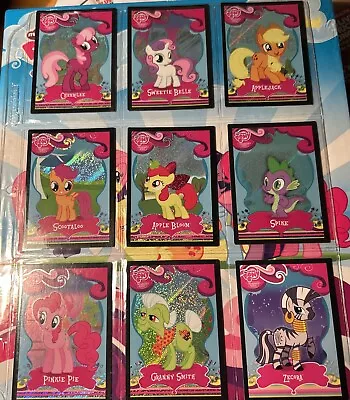 My Little Pony Trading Cards 2012 Series 1 Foil Parallel Complete Set F16-F28 • $124.95
