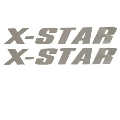 MasterCraft OEM Boat Decal 750090 X - STAR SS | Silver Vinyl (Pair) • $30.43