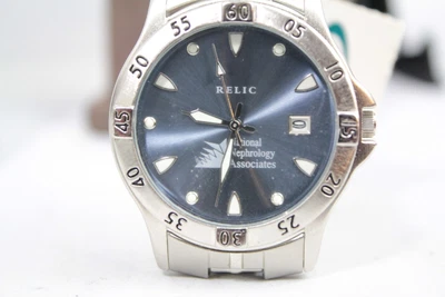 $13.99 • Buy New Mens Stainless Steel Water Resistant Reli Wristwatch PR 6070