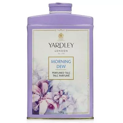 Yardley London Perfumed Talc Morning Dew Talcum Powder - 100gm / 250gm • £11.40
