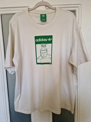 Rare Adidas Marvel Incredible Hulk Short Sleeved T Shirt Size XL. Hardly Worn  • £21.99