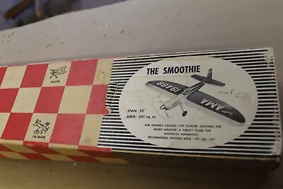 Veco The  Smoothie  Vintage Balsa Control Line Airplane Kit 52  • $185