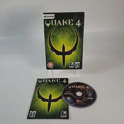 £4.02 • Buy Quake 4 PC Computer Action Shooter Video Game Manual PAL