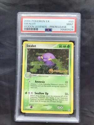 £3.20 • Buy Pokemon Cards: EX Hidden Legends Prerelease: Swalot  50/101: PSA 9