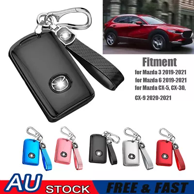 $14.89 • Buy Remote Car Key Fob Cover Case Shell For Mazda 3/6/CX-5, CX-30, CX-9 2019-2021