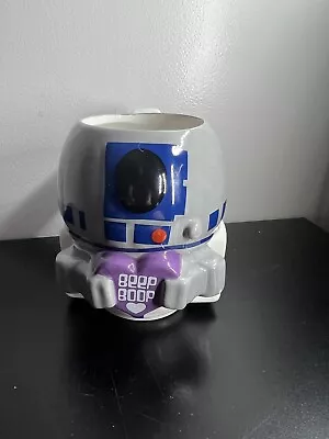 Star Wars R2d2 Glazed Ceramic Heart BEEP BOOP Coffee Mug Cup Valentine's Gift • $9.59