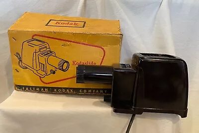 Vintage Kodak Kodaslide MERIT PROJECTOR Original Box Slide Projector WORKS • $5