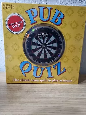 Marks And Spencer Pub Quiz Board Game With DVD Included | Factory Sealed • £12.95