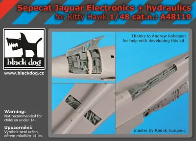 A48119 1/48 Black Dog Sepecat Jaguar Electronics & Hydraulics *Ships From USA* • $33.39