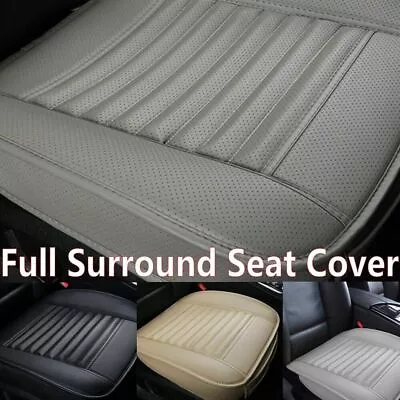 Car Front Full Surround Seat Cover PU Leather Pad Mat Chair Cushion For Sedan • $13.67