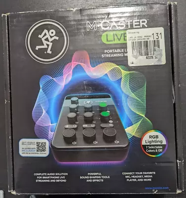 Mackie MCaster Live Portable Live Streaming Mixer • $119.99