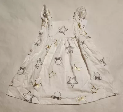 NWT Baby Gap Disney Minnie Mouse Flutter Sleeve Dress 2T Toddler Girl • $14.99