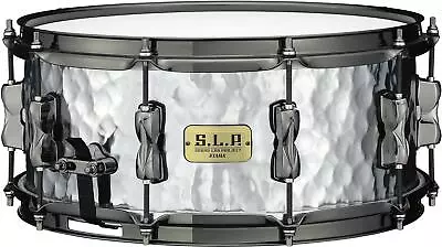 Tama S.L.P. Expressive Hammered Steel Snare Drum - 6 X 14 Inch - Glossy Finish • $429.99