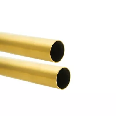 H62 3/8 9.5mm OD Brass Tube 0.5mm Wall × 300mm Length Brass Tubing Seamless R... • $20.58