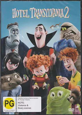 Hotel Transylvania 2 - Adam Sandler Region 245 Pal Dvd Brand New And Sealed • $10.95