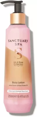 Sanctuary Spa Lily And Rose Body Lotion Body Moisturiser With Lotus Flower An • £8.49