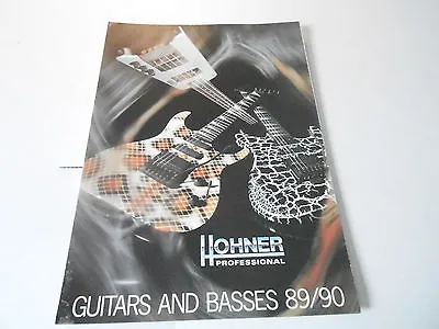 Vintage Musical Instrument Catalog #10286 - 1989/1990 Hohner Guitars • $19.99